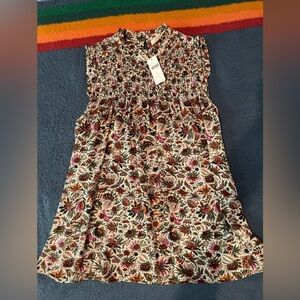 Anthropologie Maeve Smocked Sleeveless Blouse